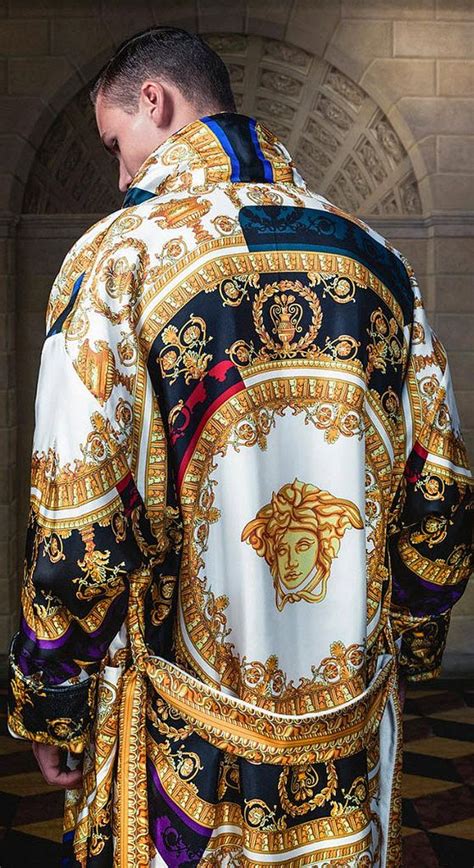 fake versace mens robe|Versace authentication check.